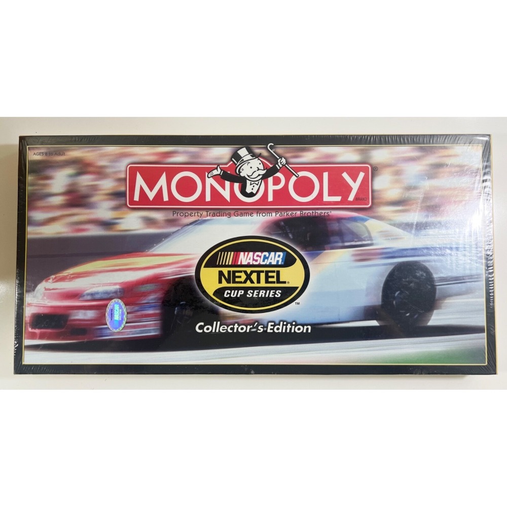 Nascar Nextel Cup Series Collector's Edition Monopoly Board Game New Sealed